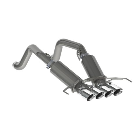 MBRP 14-19 Chevy Corvette V8 6.2L 3in T304 Dual Axle Back w/ 4in Quad Dual Wall Tips