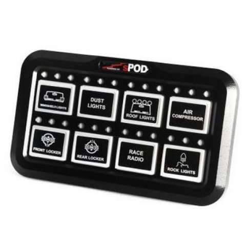 sPOD 8 Circuit Systems Add On HD Switch Panel