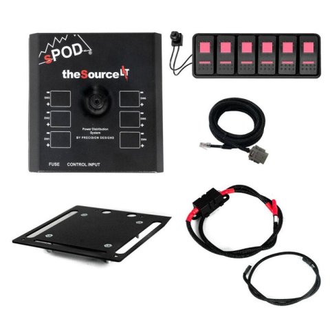 sPOD SourceLT Modular w/Red LED for 36in Battery Cables
