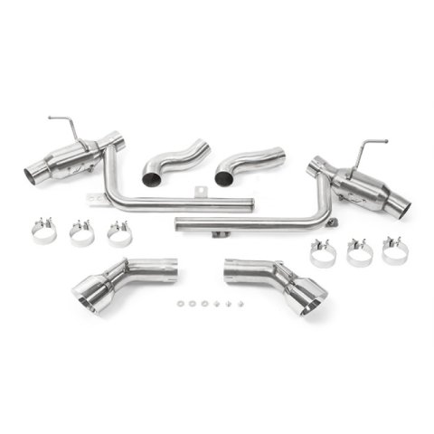 Mishimoto 2016+ Chevrolet Camaro SS Dual-Tip Pro Axle Back Exhaust w/ Polished Tips