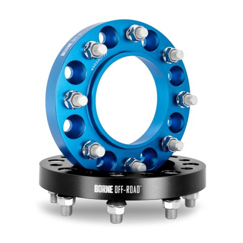 Mishimoto Wheel Spacers 8X165.1 121.3 25 M14 Blu