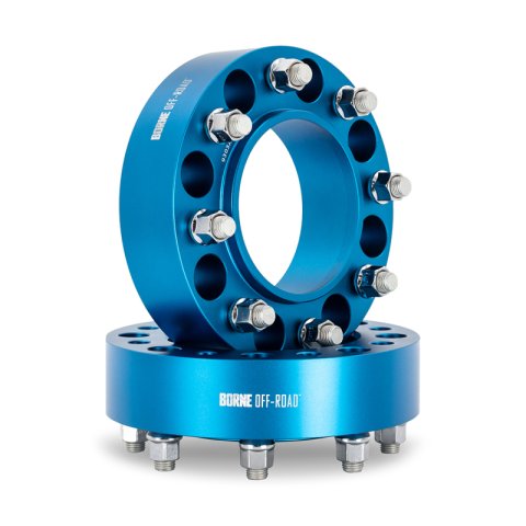 Mishimoto Wheel Spacers 8X165.1 121.3 50 M14 Blu