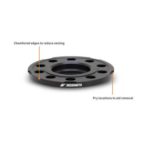 Mishimoto Wheel Spacers - 5x120 - 72.6 - 12 - M14 - Black