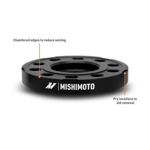 Mishimoto Wheel Spacers - 5x112 - 66.5 - 20 - M14 - Black