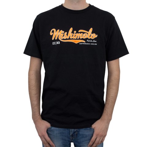 Mishimoto Mens Athletic Script Black T-Shirt - XXX Large