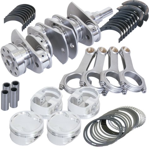 Eagle Subaru EJ257 w/Forced Induction 100mm Bore H-Beam Rods 4340 Crank Stroker Rotating Assembly