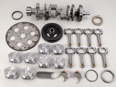 Eagle Ford 302 V-Rib Belts 164 Tooth Flexplate Balanced Rotating Assembly 5.400in I-Beam +.030 Bore