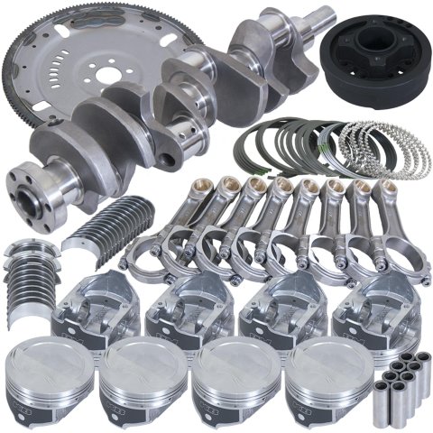 Eagle Ford 302 V-Rib Belts 164 Tooth Flexplate Balanced Rotating Assembly 5.400in I-Beam +.040 Bore