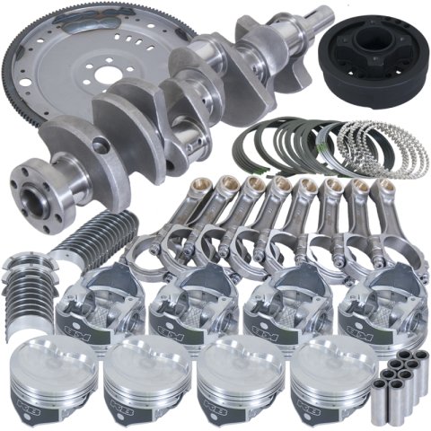 Eagle Ford 302 Serpentine 164 Tooth Flexplate Balanced Rotating Assembly 5.400in I-Beam +.060 Bore
