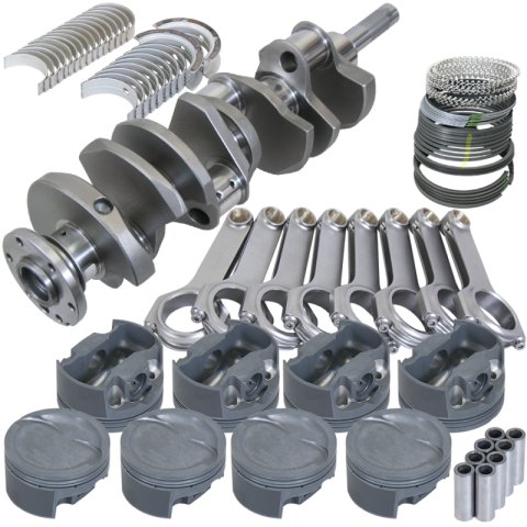 Eagle Ford FE .040 Over Bore Stroker Rotating Assembly Kit w/Dish Piston