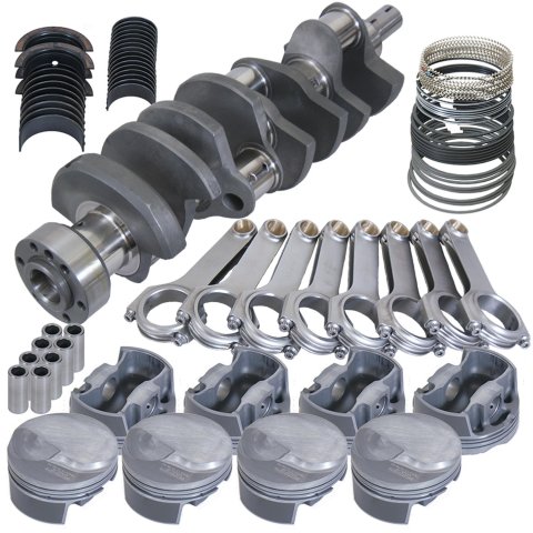 Eagle Chevy 454 4.250in Crank 6.385in H-Beam 18cc Dome 4.350in Pistons Rotating Assembly