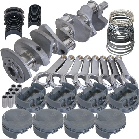 Eagle Chevy 502 4.250in Crank 6.385in H-Beam -3cc Flat Top 4.470in Pistons Rotating Assembly
