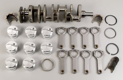 Eagle Chevy 350 3.480in Crank 5.700in H-Beam 11cc Dome 4.030in Pistons Rotating Assembly