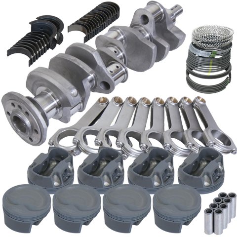 Eagle Chevy 350 3.750in Crank 6.000in H-Beam -16cc Inv Dome 4.000in Pistons Rotating Assembly