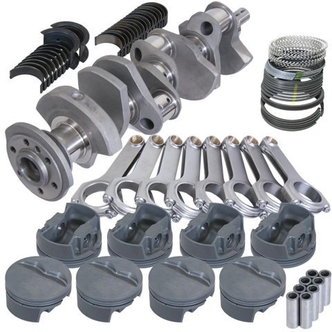 Eagle Chevy 350 3.875in Crank 6.000in H-Beam Stroker Rods -5cc 4.040in Pistons Rotating Assembly