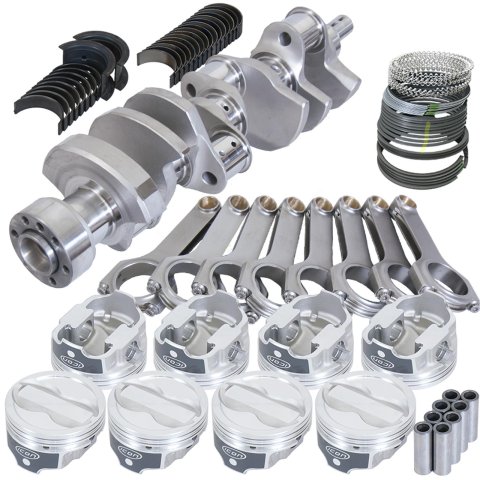 Eagle Chevy LT1 350 1Pc 3.750in Crank 6.000in H-Beam -18cc 4.040in Pistons Rotating Assembly