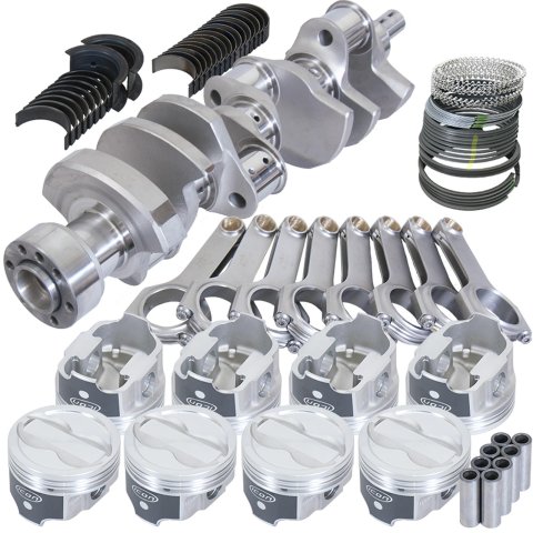 Eagle Chevy LT1 350 1Pc 3.750in Crank 5.700in H-Beam -18cc 4.040in Pistons Rotating Assembly