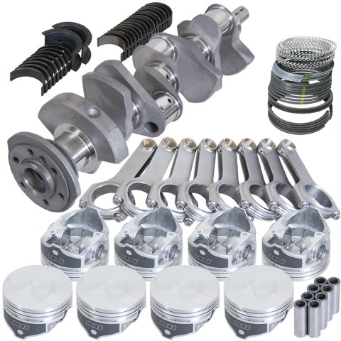 Eagle Chevy 350 3.480in Crank 6.000in H-Beam -3.7cc Flat Top 4.000in Pistons Rotating Assembly