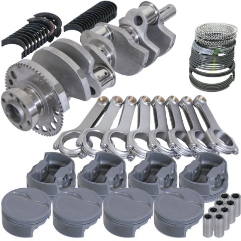 Eagle Chevy LS2 4.000in Long Snout Crank 58 Tth Rlctor 6.125in I-Beam 4.005in Pistons Rot Assembly