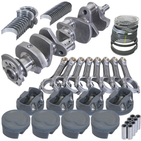 Eagle Chevy 350 3.750in Crank 6.000in I-Beam Rods -16cc 4.040in Pistons Rotating Assembly