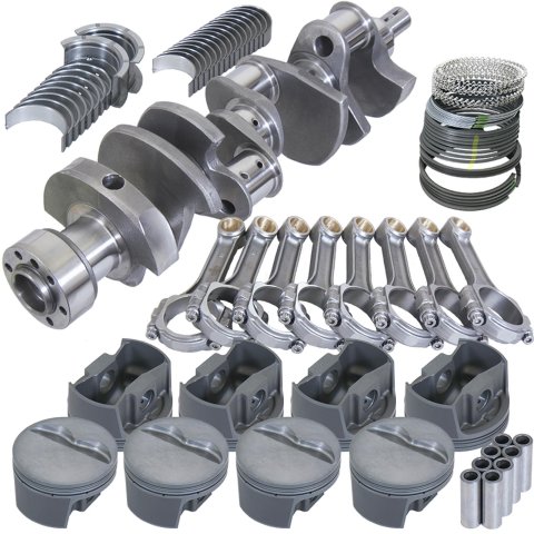 Eagle Chevy LT1350 1Pc 3.750in Crank 5.700in I-Beam Rods -5cc 4.060in Pistons Rotating Assembly