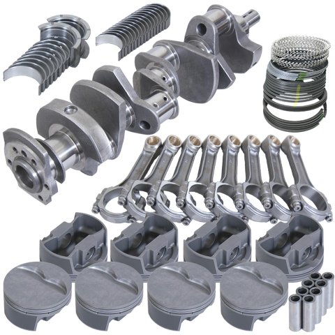 Eagle Chevy 350 3.750in Crank 6.000in I-Beam Rods -5cc Flat Top 4.060in Pistons Rotating Assembly