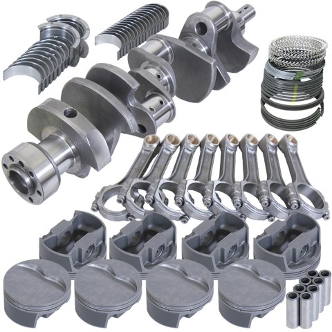 Eagle Chevy LT1350 1Pc 3.750in Crank 6.000in I-Beam Rods -5cc 4.040in Pistons Rotating Assembly