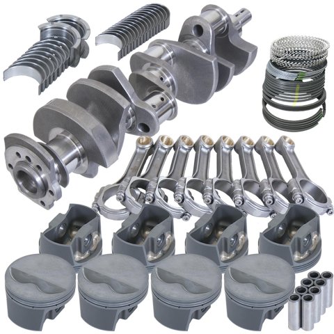 Eagle Chevy 350 3.480in Crank 5.700in I-Beam Rods -5cc Flat Top 4.000in Pistons Rotating Assembly