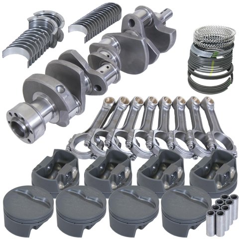Eagle Chevy LT1350 1Pc 3.480in Crank 6.000in I-Beam Rods -5cc 4.000in Pistons Rotating Assembly