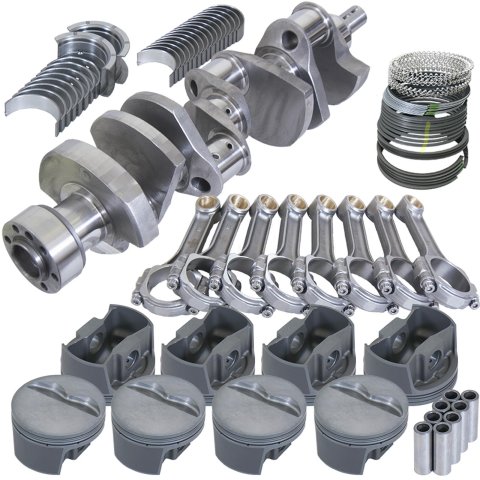Eagle Chevy LT1350 1Pc 3.750in Crank 5.700in I-Beam Rods -5cc 4.060in Pistons Rotating Assembly