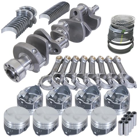 Eagle Chevy 305 1Pc 3.480in Crank 5.700in I-Beam Rod -5cc Flat Top 3.776in Pistons Rotating Assembly