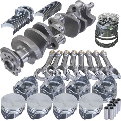 Eagle Chevy 400 3.750in Crank 5.700in I-Beam Rods -7cc Flat Top 4.165in Pistons Rotating Assembly