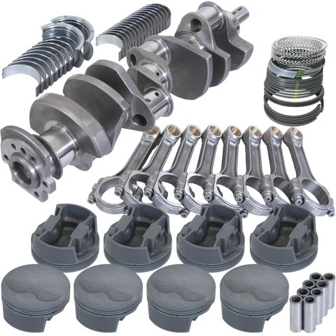 Eagle Chevy 400 3.750in Crank 6.000in I-Beam Rods -5cc Flat Top 4.165in Pistons Rotating Assembly