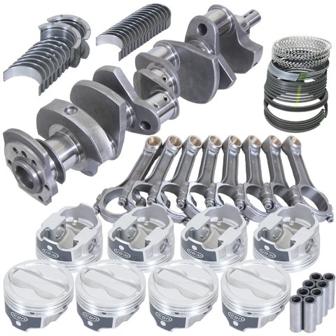Eagle Chevy 350 3.750in Crank 6.000in I-Beam Rods -18cc 4.000in Pistons Rotating Assembly