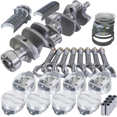 Eagle Chevy LT1350 1Pc 3.750in Crank 6.000in I-Beam Rods -18cc 4.060in Pistons Rotating Assembly