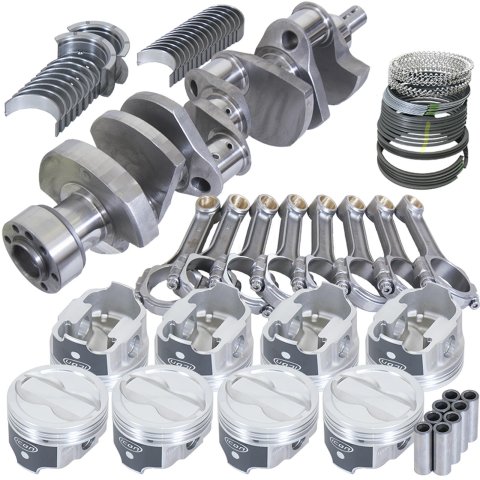 Eagle Chevy LT1350 1Pc 3.750in Crank 5.700in I-Beam Rods -18cc 4.060in Pistons Rotating Assembly