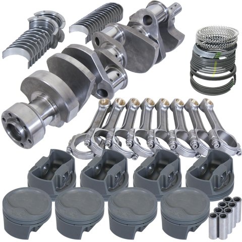 Eagle Chevy LT1350 1Pc 3.750in Crank 5.700in I-Beam Rods -16cc 4.060in Pistons Rotating Assembly
