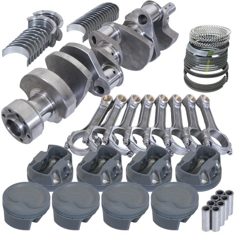 Eagle Chevy LT1350 1Pc 3.750in Crank 6.000in I-Beam Rods -16cc 4.040in Pistons Rotating Assembly