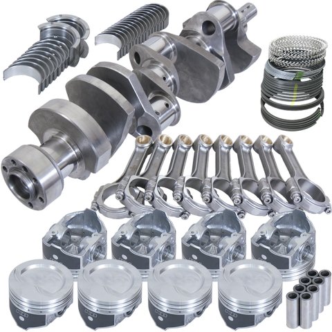 Eagle Chevy LT1350 1Pc 3.750in Crank 5.700in I-Beam Rods -18cc 4.000in Pistons Rotating Assembly