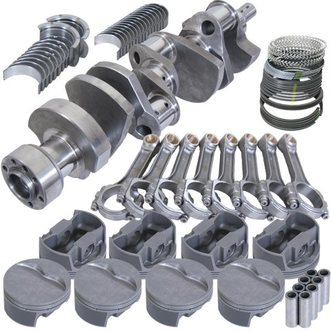 Eagle Chevy LT1350 1Pc 3.750in Crank 6.000in I-Beam Rods -5cc 4.060in Pistons Rotating Assembly