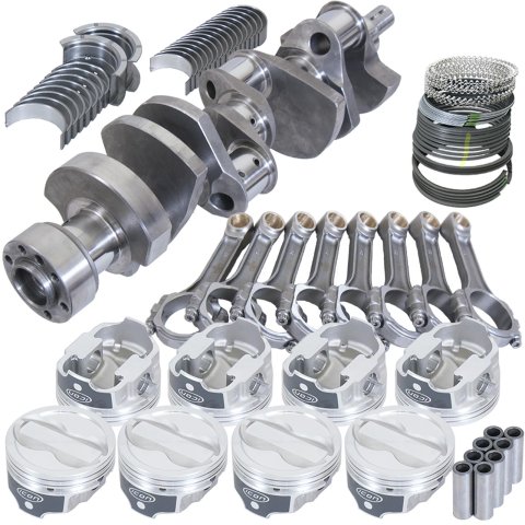 Eagle Chevy LT1350 1Pc 3.750in Crank 6.000in I-Beam Rods -18cc 4.060in Pistons Rotating Assembly