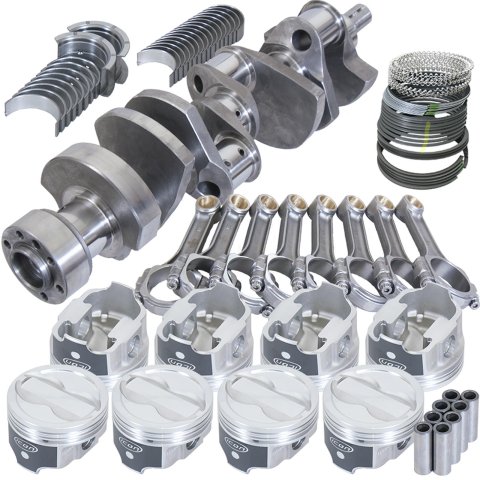 Eagle Chevy LT1350 1Pc 3.750in Crank 5.700in I-Beam Rods -18cc 4.060in Pistons Rotating Assembly