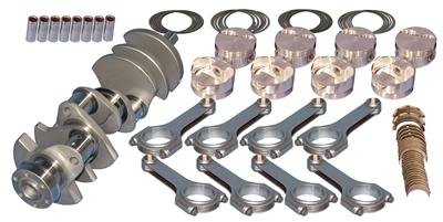 Eagle Ford 289/302 3.000in Crank 5.090in H-Beam -5cc Flat Top 4.030in Pistons Rotating Assembly