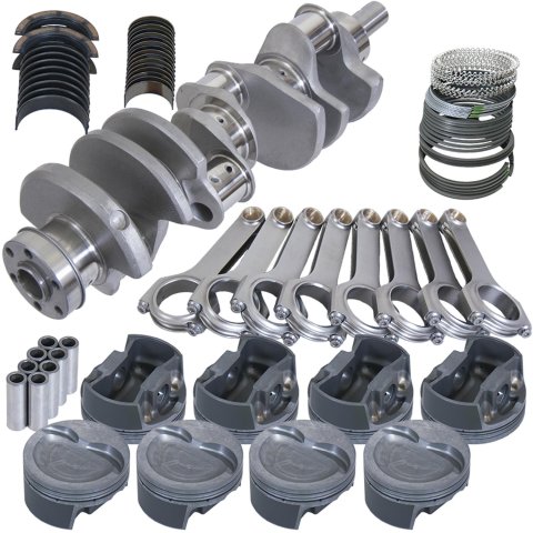 Eagle Ford 351W 4.000in Crank 6.250in H-Beam -26cc Inv Dome 4.040in Pistons Rotating Assembly