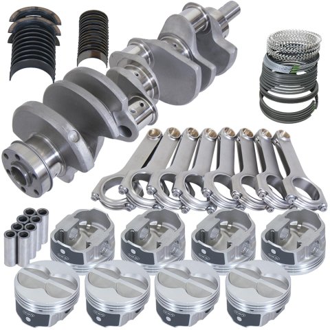 Eagle Ford 351W 4.000in Crank 6.200in H-Beam -11cc Flat Top 4.060in Pistons Rotating Assembly