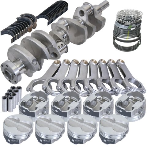 Eagle Ford 289/302 3.400in Crank 5.400in H-Beam -11cc Flat Top 4.000in Pistons Rotating Assembly