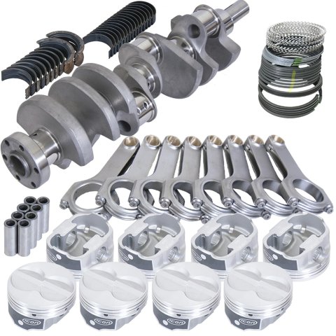Eagle Ford 289/302 3.250in Crank 5.400in H-Beam -11cc Flat Top 4.030in Pistons Rotating Assembly