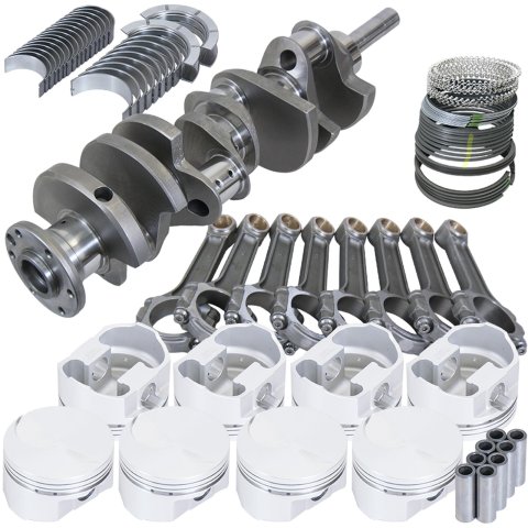 Eagle Ford 429/460 4.140in Crank 6.800in I-Beam Rods -3cc Flat Top 4.440in Pistons Rotating Assembly