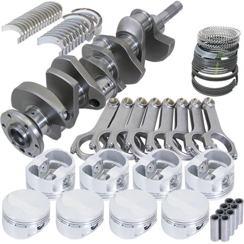 Eagle Ford FE 3.980in Crank 6.490in H-Beam Forged 4032 -6.2cc 4.175in Pistons Rotating Assembly