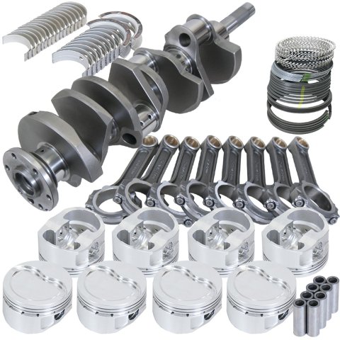 Eagle Ford FE 4.125in Crank 6.700in I-Beam Rods Forged 4032 -14cc 4.250in Pistons Rotating Assembly